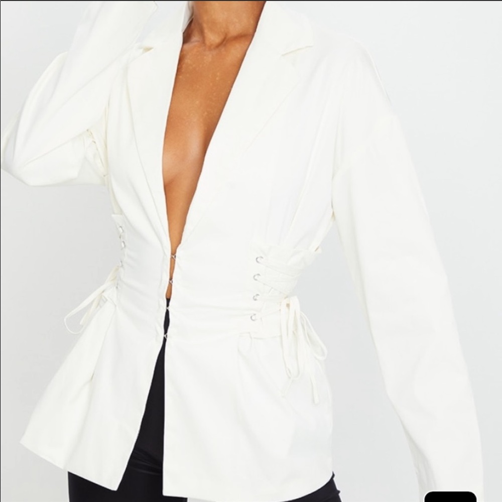 White Corset Blazer BNWT